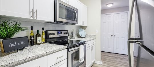 Kitchen 1 at MAA Hyde Park luxury apartment homes in Tampa, FL