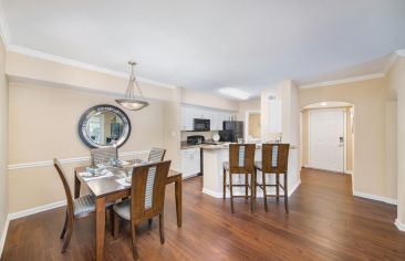 Kitchen and Dining at MAA Lakewood Ranch luxury apartment homes in Tampa, FL