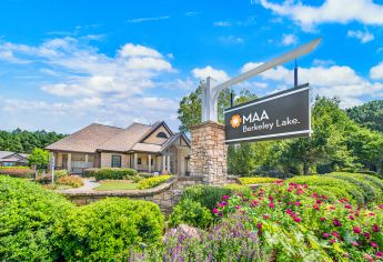 Sign at MAA Berkeley Lake luxury apartment homes in Duluth, GA