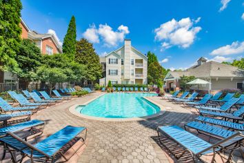 Pool views at MAA Briarcliff in Atlanta, GA