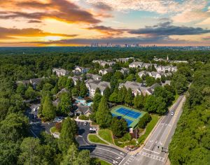 Aerial property at MAA Briarcliff in Atlanta, GA