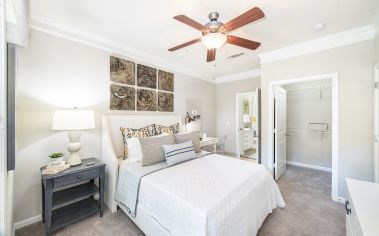 Bedroom at MAA Brookwood luxury apartment homes in Atlanta, GA