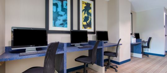 Business Center at MAA Brookwood luxury apartment homes in Atlanta, GA