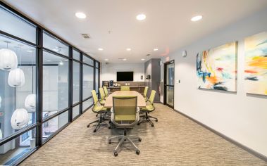 Business Center at MAA Buckhead luxury apartment homes in Atlanta, GA