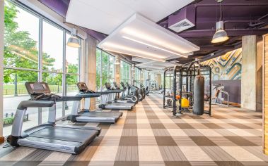 Cardio fitness area at MAA Centennial Park luxury apartment homes in Atlanta, GA