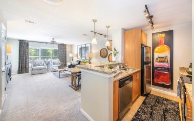 Kitchen at MAA Chastain luxury apartment homes in Atlanta, GA