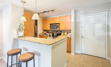 Kitchen 2 at MAA Chastain luxury apartment homes in Atlanta, GA