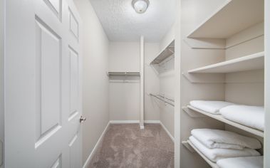 Walk in closet at MAA Dunwoody in Atlanta, GA