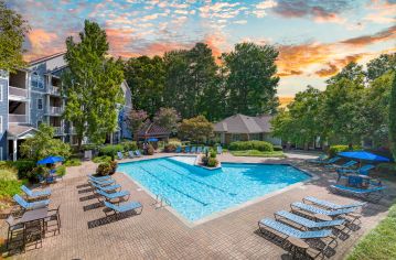 Aerial Pool 2 at MAA Dunwoody in Atlanta, GA