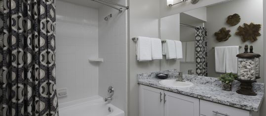 Bathroom  at MAA Glen luxury apartment homes in Atlanta, GA