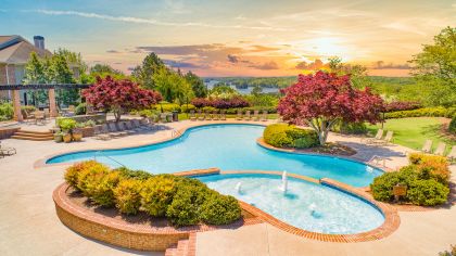 Luxury pool at MAA Lake Lanier luxury apartment homes in Gainesville, GA