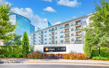 Sign at MAA Lenox luxury apartment homes in Atlanta, GA