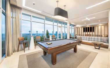 Billiards at MAA Midtown luxury apartment homes in Atlanta, GA