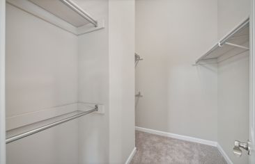 Walk in closet at MAA Oglethorpe in Atlanta, GA