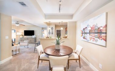 Living room at MAA Peachtree Hills luxury apartment homes in Atlanta, GA