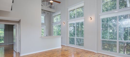 Model living Room at MAA Piedmont Park in Atlanta, GA