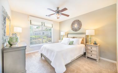 Bedroom at MAA Prescott luxury apartment homes in Atlanta, GA