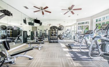 Fitness center at MAA River Oaks luxury apartment homes in Duluth, GA