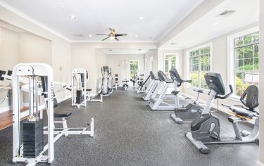 Fitness center at MAA River Place luxury apartment homes in Atlanta, GA