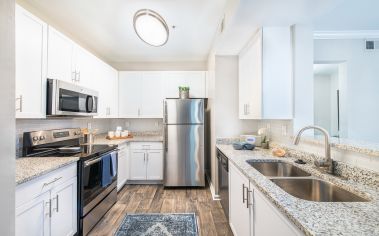 Kitchen 2 at MAA Riverside luxury apartment homes in Atlanta , GA