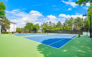 Tennis  courts at MAA Spring luxury apartment homes in Smyrna, GA