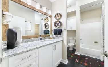Bathroom at MAA Stratford luxury apartment homes in Atlanta, GA
