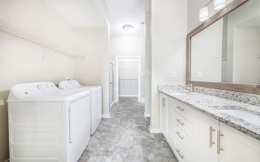 Model Bathroom and Laundry at MAA Stratford in Atlanta, GA