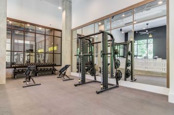 Fitness center at MAA West Midtown luxury apartment homes in Atlanta, GA