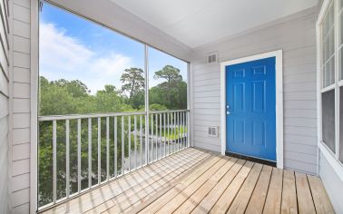 Outside Balcony at MAA Hammocks in Savannah, GA