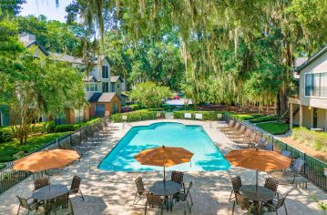 Poolside Views at MAA Huntington in Savannah, GA