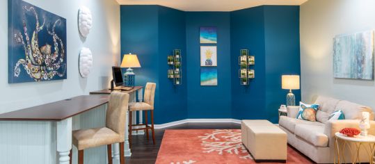 Business Center at MAA Huntington luxury apartment homes in Savannah, GA