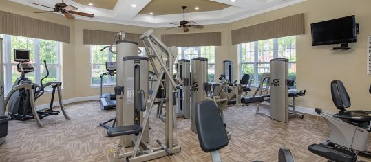 Fitness Center at Colonial Grand at Godley Lake luxury apartment homes in Savannah, GA