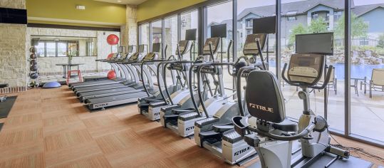 Fitness at Ranch at Prairie Trace luxury apartment homes in Overland Park Kansas City, KS