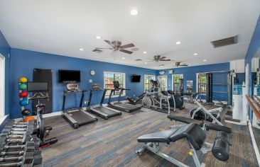 Fitness Center at MAA Pinnacle luxury apartment homes in Lexington, KY