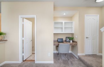 Workspace at MAA Pinnacle luxury apartment homes in Lexington, KY