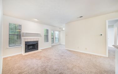 Model living and dining room at MAA Mansion in Lexington, KY