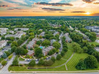 Aerial property at MAA Mansion in Lexington, KY