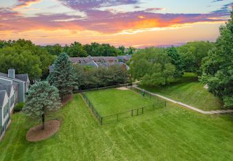 Aerial dog park at MAA Mansion in Lexington, KY