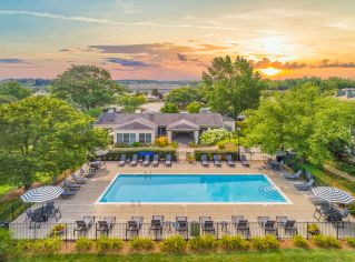 Pool at The Village luxury apartment homes in Lexington, KY