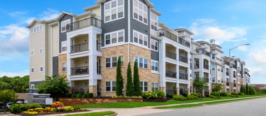 Exterior at The Denton luxury apartment homes in Kansas City, MO