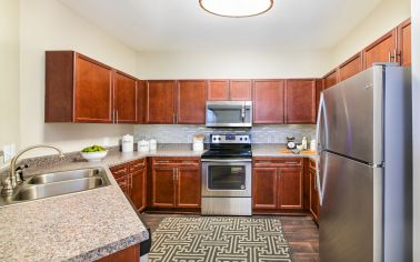 Kitchen at MAA Ballantyne luxury apartment homes in Charlotte, NC