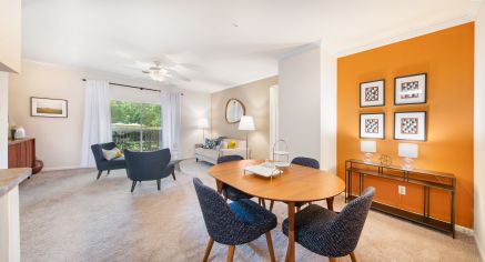 Dining and Living Room at MAA Beverly Crest in San Antonio, TX