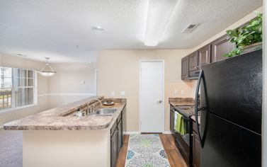 Kitchen at MAA Chancellor Park luxury apartment homes in Charlotte, NC