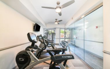 Fitness center at MAA Enclave luxury apartment homes in Charlotte, NC