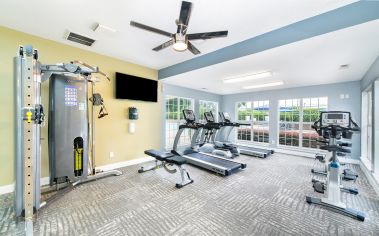 Fitness center at MAA Fifty One luxury apartment homes in Charlotte, NC