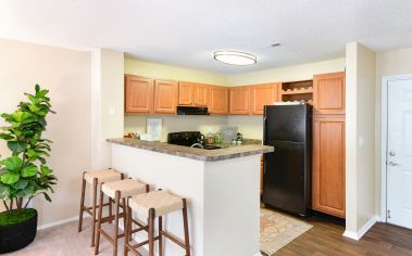 Kitchen at MAA Fifty One luxury apartment homes in Charlotte, NC