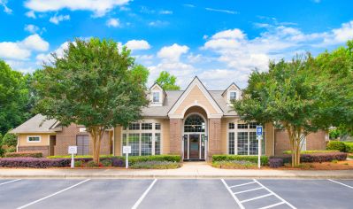 Leasing office exterior at MAA Fifty One luxury apartment homes in Charlotte, NC