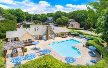 Pool at MAA Fifty One luxury apartment homes in Charlotte, NC