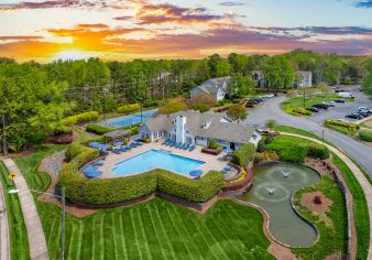 Pool at MAA Fifty-One luxury apartment homes in Matthews, NC