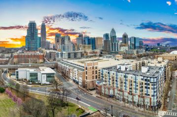 Aerial property at MAA Gateway in Raleigh, NC